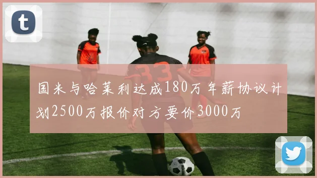 国米与哈莱利达成180万年薪协议计划2500万报价对方要价3000万